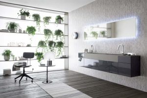 Salle de bain végétale