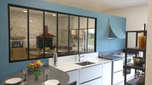 Verrière d'intérieur cuisines
